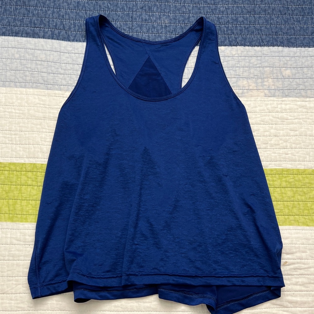 Lululemon - Essential Tank *Pleated, Larkspur